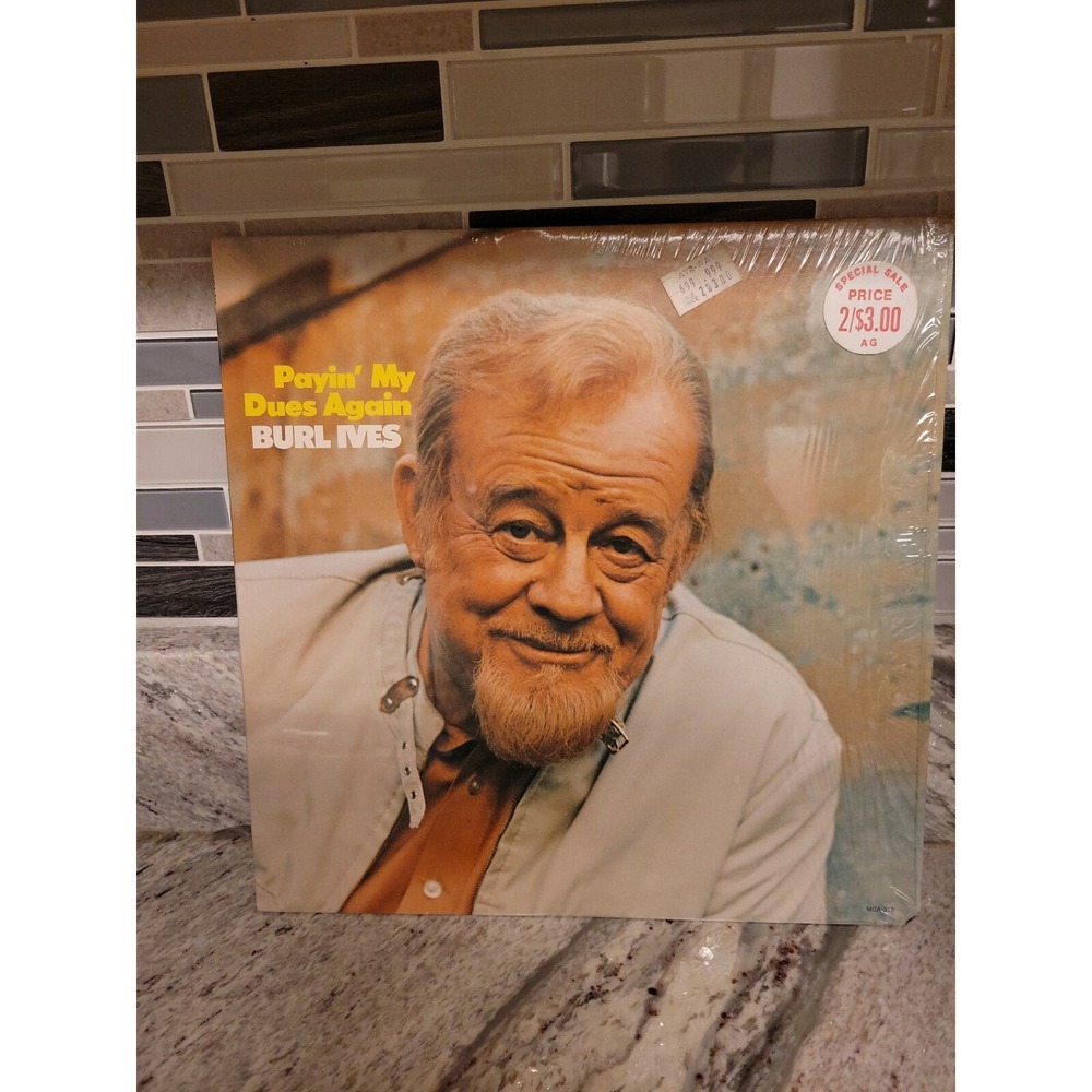 Burl Ives Payin My Dues Again 12" Vinyl Record LP MCA-318 Folk Country 1973